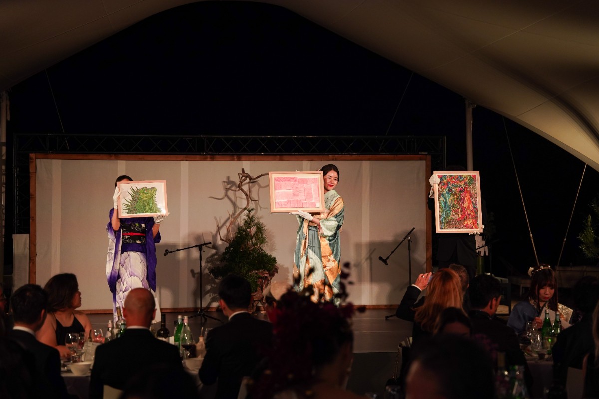 カンヌ国際映画祭の公認セレモニーにて、 HANSAM推薦の作品がオークションに出品されました｜旅する絵のギャラリー｜HANSAM